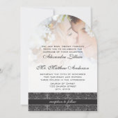 写真結婚式招待状友達と最高の結婚する 招待状 (裏面)