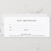 写真結婚景品証エレガント書 (裏面)