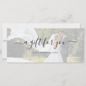 写真結婚景品証エレガント書 (正面)