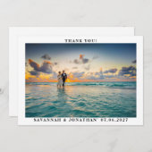 写真結婚書 サンキューカード (正面/裏面)