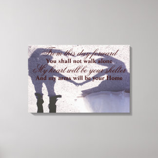 写真結婚枠 キャンバスプリント