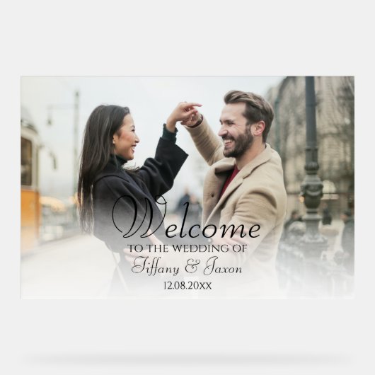 写真結婚歓迎アクリル記号 アクリルサイン (正面)