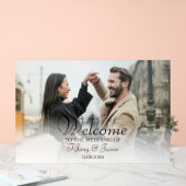 写真結婚歓迎アクリル記号 アクリルサイン (ウェディング)