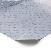 写真結婚編集可能な座席図 ポスター (角)