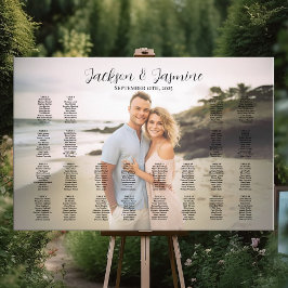 写真結婚編集可能な座席図 ポスター