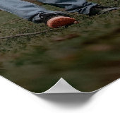 写真結婚編集可能な座席図 ポスター (角)