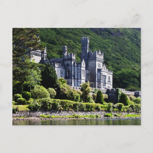 写真絵画のKylemore Abbey ポストカード (正面)