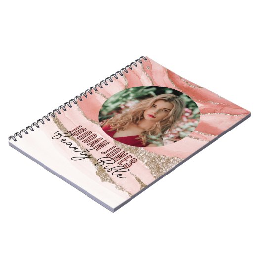 写真美しい聖書とエレガントデザイン ノートブック (左側)