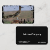 写真自然デザートバードロードランナー 名刺 (正面/裏面)