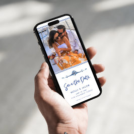 写真航海のビーチ結婚式 セーブザデート