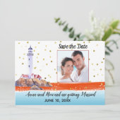 写真航海の日付の保存 セーブザデート (スタンド正面)