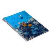 写真航海の海洋動物写真魚の写真 ノートブック (右側)