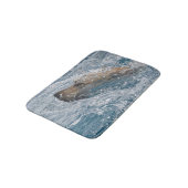 写真芸術を泳ぐイエロー・ラブラドール・レトリーバー バスマット (アングル)