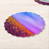 写真芸術的ひまわり ペーパーコースター (アングル)