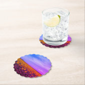 写真芸術的ひまわり ペーパーコースター (インサイチュ)