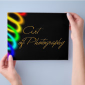 写真芸術 チラシ (手)