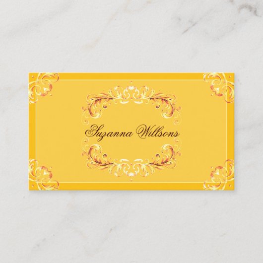 写真華美とQRコード付きミカン 名刺 (正面)