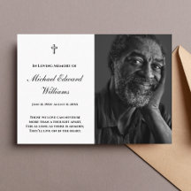 写真葬儀付きメモリアルカード