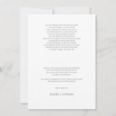 写真葬儀書道台本サンキューカード サンキューカード (裏面)