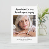 写真葬儀記念お祝い・オブ・ライフ 招待状 (スタンド正面)