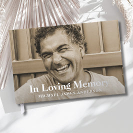 写真葬儀記念ゲストブック ゲストブック