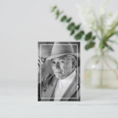 写真葬儀記念祈りの言葉カード コーリングカード (スタンド正面)