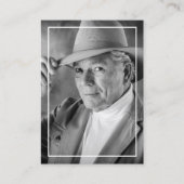 写真葬儀記念祈りの言葉カード コーリングカード (正面)