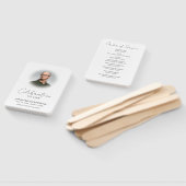 写真葬式お祝い ハンドファン (組立なし)