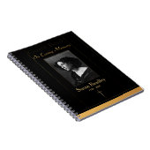 写真葬式ゲストブック(金ゴールド配管+クロス付) ノートブック (右側)