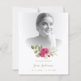 写真葬式ロマンチックなフローラガーランド