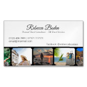 写真表示工芸品、製品または旅行 マグネット名刺 (正面)