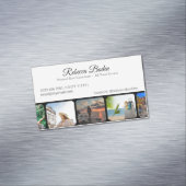 写真表示工芸品、製品または旅行 マグネット名刺 (インサイチュ)