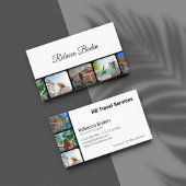 写真表示工芸品、製品または旅行 名刺