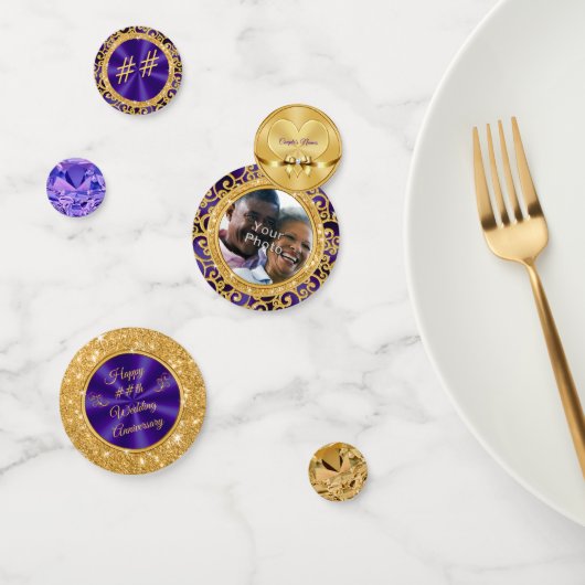 写真記パーソナライズされた念紙吹雪、任意の年 コンフェッティ (グループ)