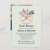 写真記念日カードシャワー招待状 招待状 (正面/裏面)