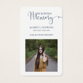 写真記念祈りの言葉カード (正面)