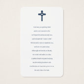 写真記念祈りの言葉カード (裏面)