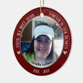 写真記念記念オーナメント セラミックオーナメント (左)