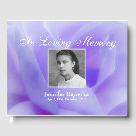 写真記念館または葬儀ゲストブック ゲストブック