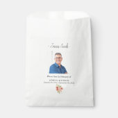 写真記念《植物》百日草種葬儀 フェイバーバッグ (正面)