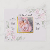 写真誕生のお知らせ ポストカード (正面)