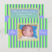 写真誕生のお知らせ 案内ポストカード (正面/裏面)