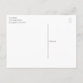 写真誕生のお知らせ 案内ポストカード (裏面)