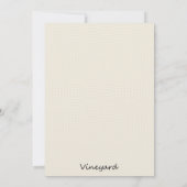 写真誕生の告知|鳥のアナウンサー 案内状 (裏面)