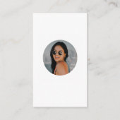 写真買付きドリンクQRコード エンクロージャーカード (裏面)