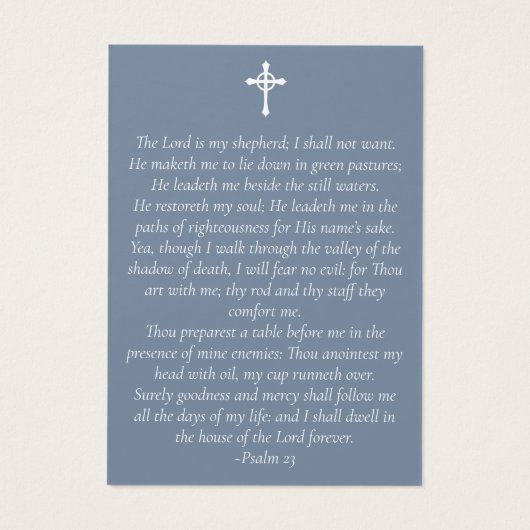 写真賛美祈りの言葉カードを喪う人 (裏面)