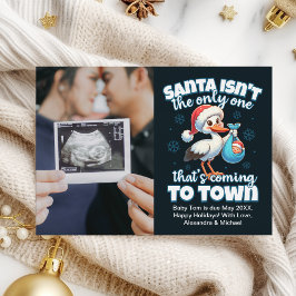 写真超音波クリスマス妊娠の発表 シーズンカード