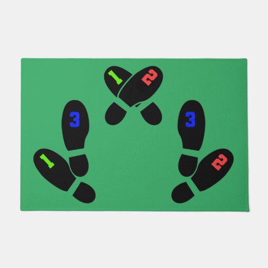 写真足置きマット ドアマット (正面)