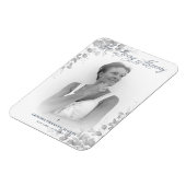 写真追悼サービス親愛の白黒 マグネット (左側)