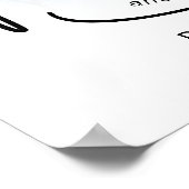 写真追悼トリビュート死の葬儀 ポスター (角)